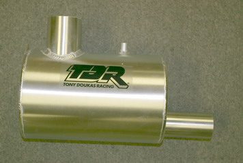 A stainless steel exhaust pipe with the word SeaDoo XP 780, GSX 780, GTX 780 1997 1/2 waterbox on it.