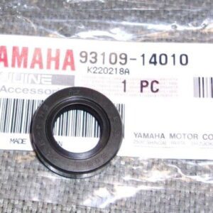 This Yamaha engine oil seal OEM part# 93102-12321 is the perfect replacement for your shifter shaft seal. With a size of 12x22x5mm, this Shifter shaft seal, OEM part# 93102-12321, Seal size 12x22x5mm, Part# 15-5717.