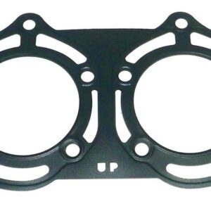 A black WSM, Stainless Big Bore head gasket with two holes, Part# 15-5726.