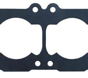 A black gasket with two holes, suitable for CPI, Cheetah Cub, Super Cub, and Powervalve Cylinders.