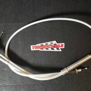 A Throttle cable for Thumb Throttle to 38 - 41mm carbs, Part# 22-5818 for a motorcycle.