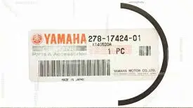 Yamaha piston ring for the Yamaha RZR with Clutch Bearing Clip, Part# 278-17424-01.