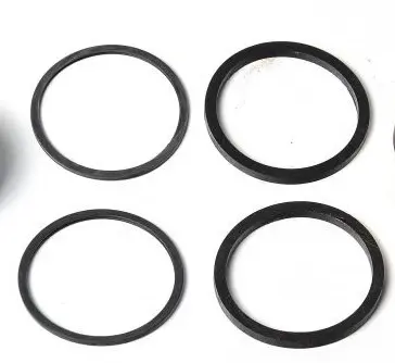 A set of black rubber seals for the front caliper, aftermarket for RZ 350.
Product Name: Front caliper seal kit aftermarket for RZ 350, Part# 4X8-W0057-AM