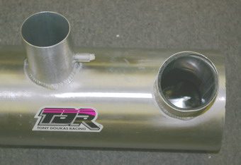 A Kaw Ultra 150 pipe with a pink TDR Waterbox on it.