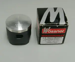 A piston with a Big Bore Forged Blaster Piston Kit, Part# W240 box next to it.